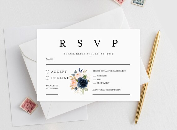 Rsvp Card Printable INSTANT DOWNLOAD Wedding Rsvp Card DIY Etsy rsvp-card-printable-instant-download-wedding-rsvp-card-diy-etsy