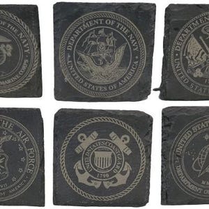 Slate Coasters Set of 4