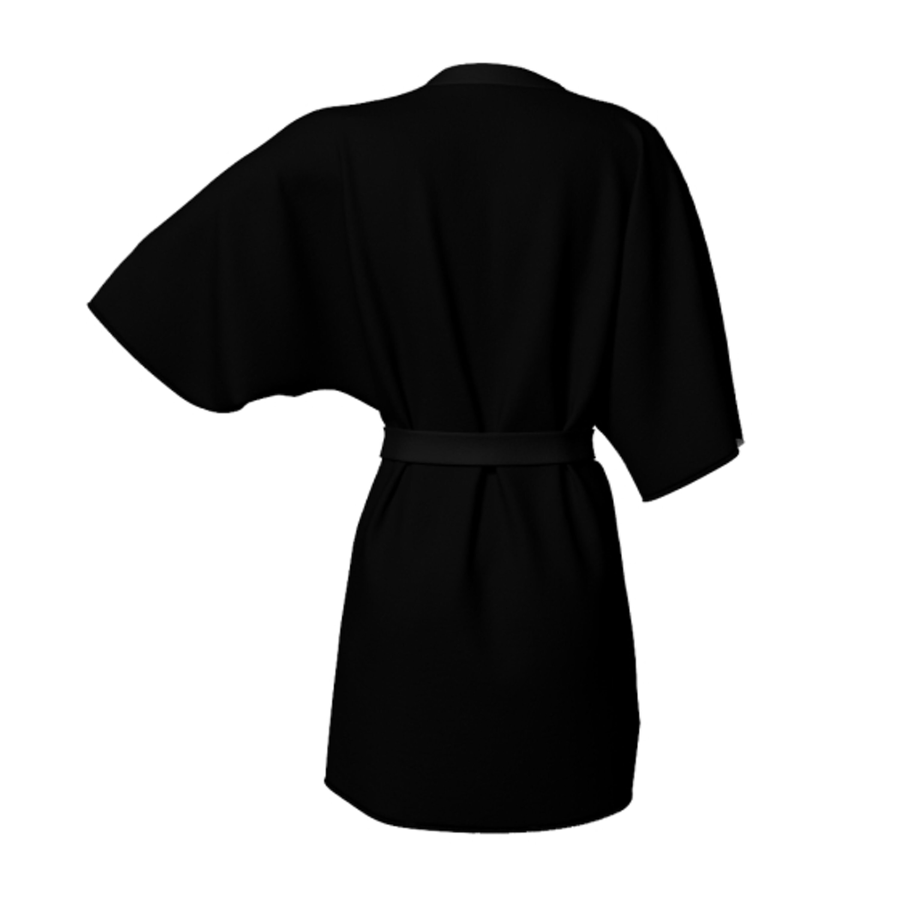 Solid Kimono Robe Women's Robe Black Etsy