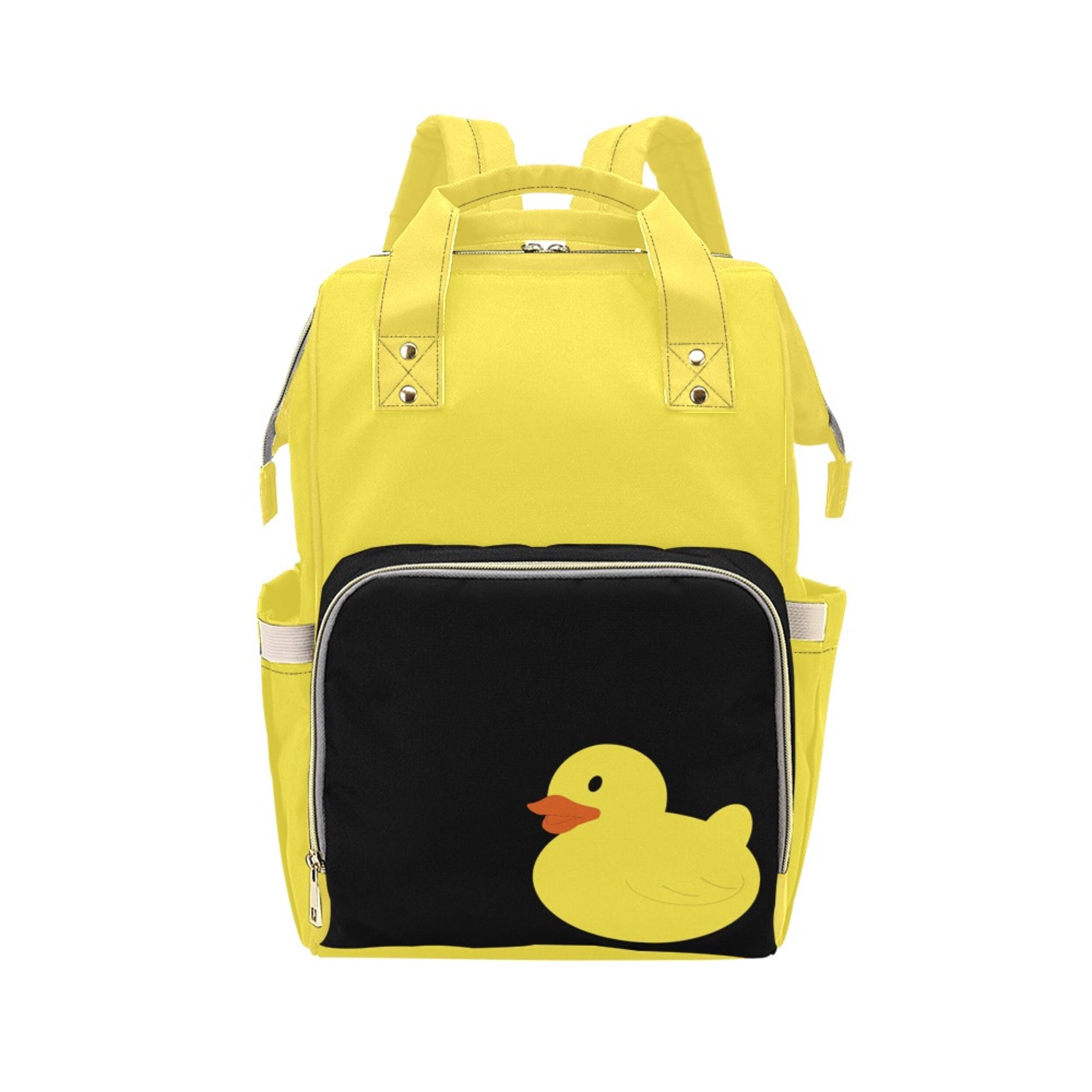 Diaper Bag Backpack Rubber Duck Yellow Black Nappy 