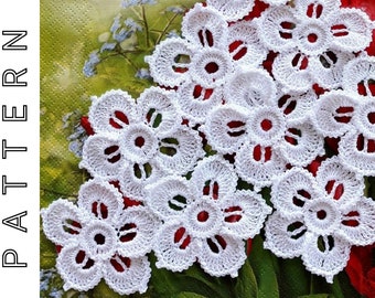 Irish Crochet Brooch Etsy