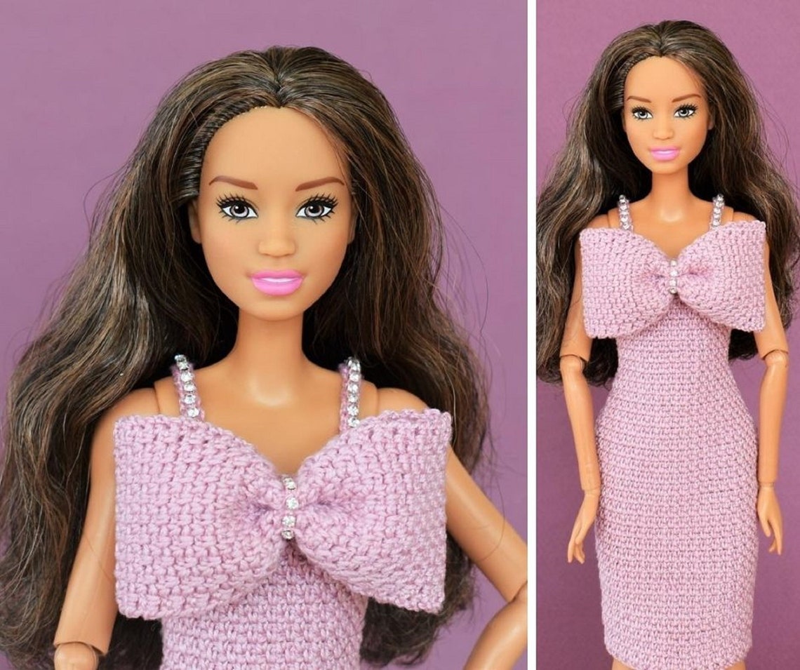 Barbie dress pattern crochet Etsy