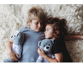 Soothing Snuggler: Talking, Teaching Teddy Bear (Sensory Calming Toy, Anxiety Reducing, Social-Emotional Skills)