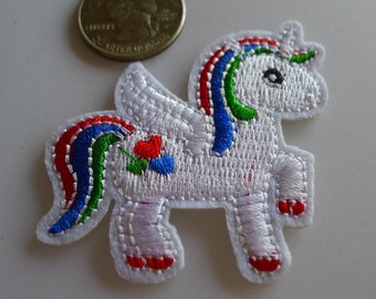 A Iron-on Embroidered Unicorn  Patchiques Badge Stickers  Patch