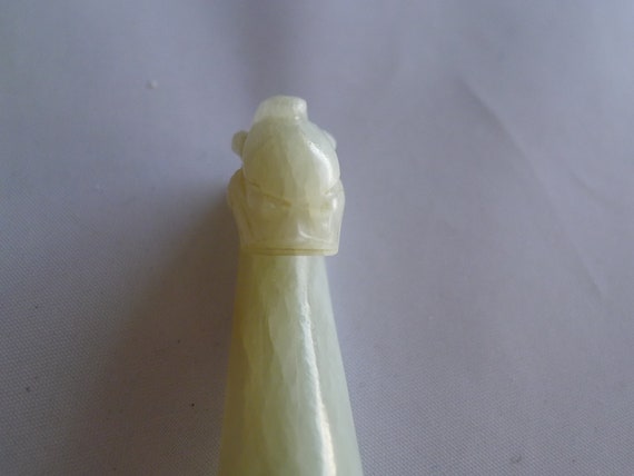 Antique Chinese Carved Nephrite Hetian White Jade… - image 4
