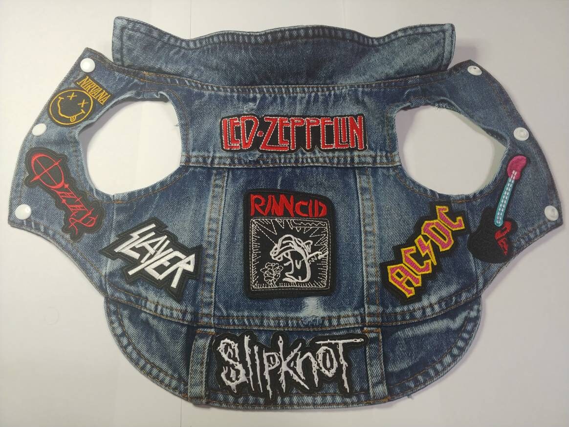 Rocker Dog Denim Vest