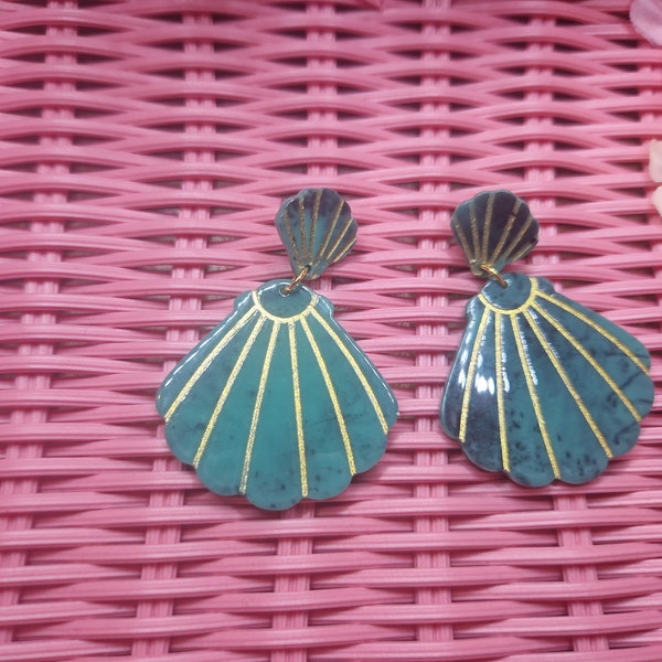 Muschel Ohrringe/ Maritime Ohrringe/ Sea Earrings/