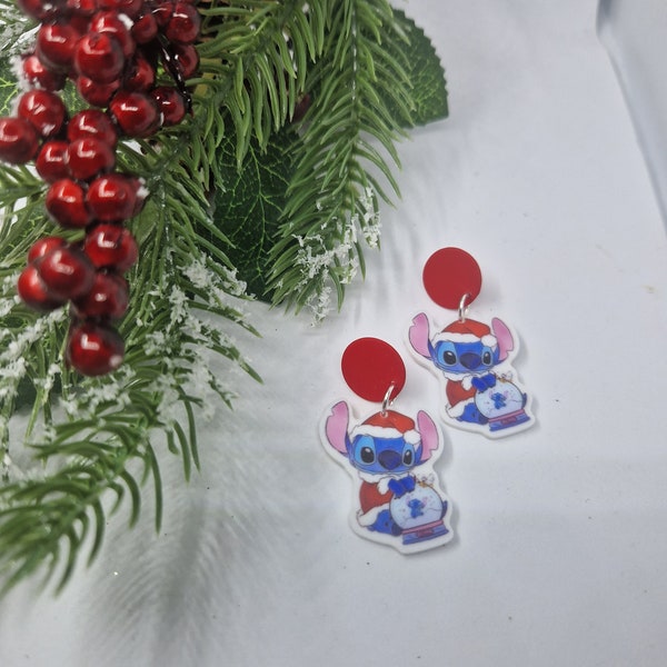 Planar Ohrringe/ Rudolph/ Christmas/Weihnachten