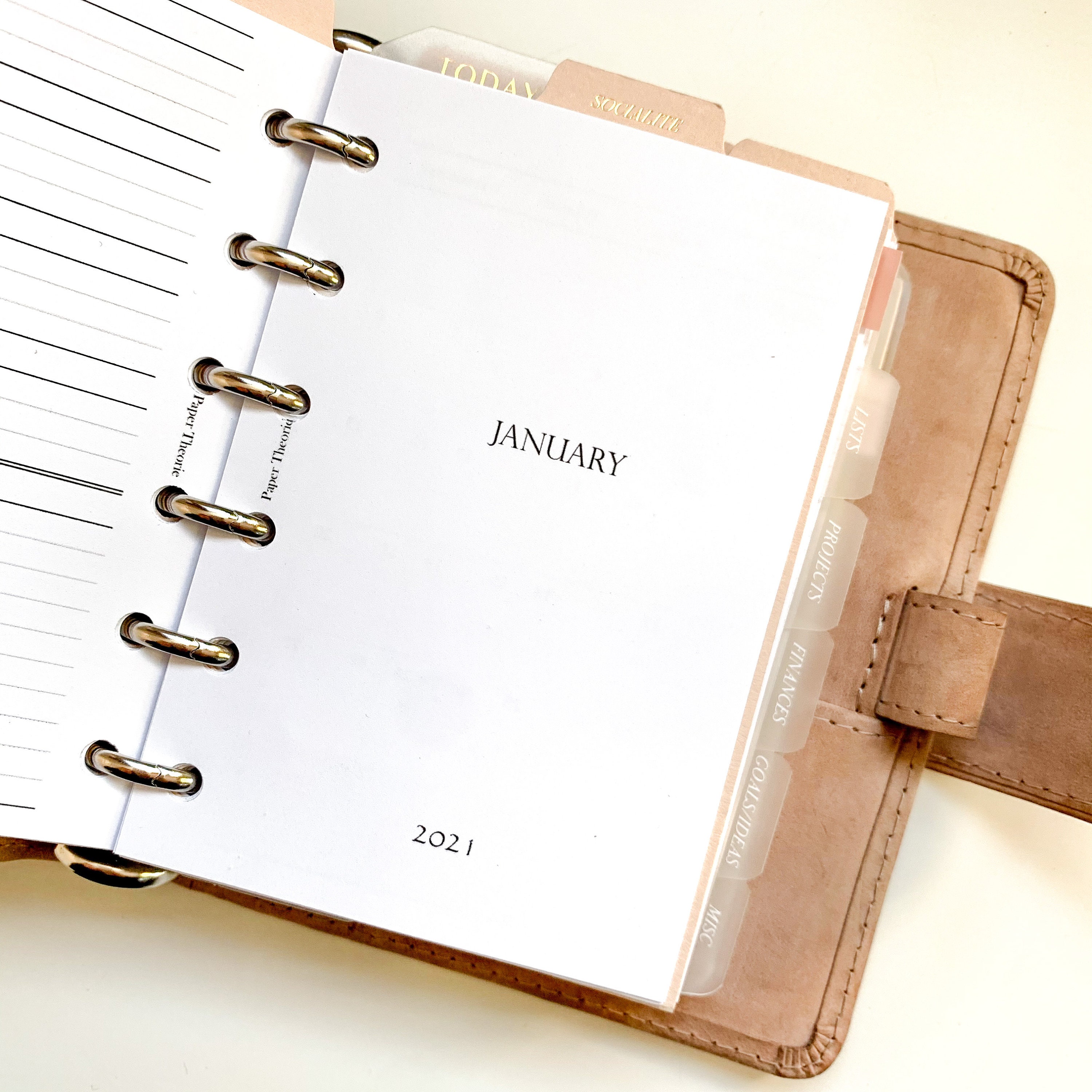 2021 Monthly Pocket Planner Inserts Dated Etsy