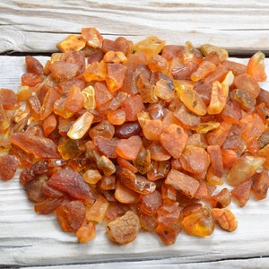 Soni di ambra baltica grezza/Ambra non trattata non lucidata/100 grammi