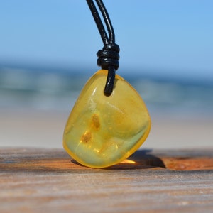 Baltic Amber Amulet/ Natural Amber/ Gift Idea for Men