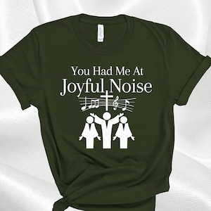 Church Choir T-Shirt Gift For Choir Members, Choir Director, Worship Leader Tee, Christian Band Member Appreciation Gift Joyful Noise Shirt