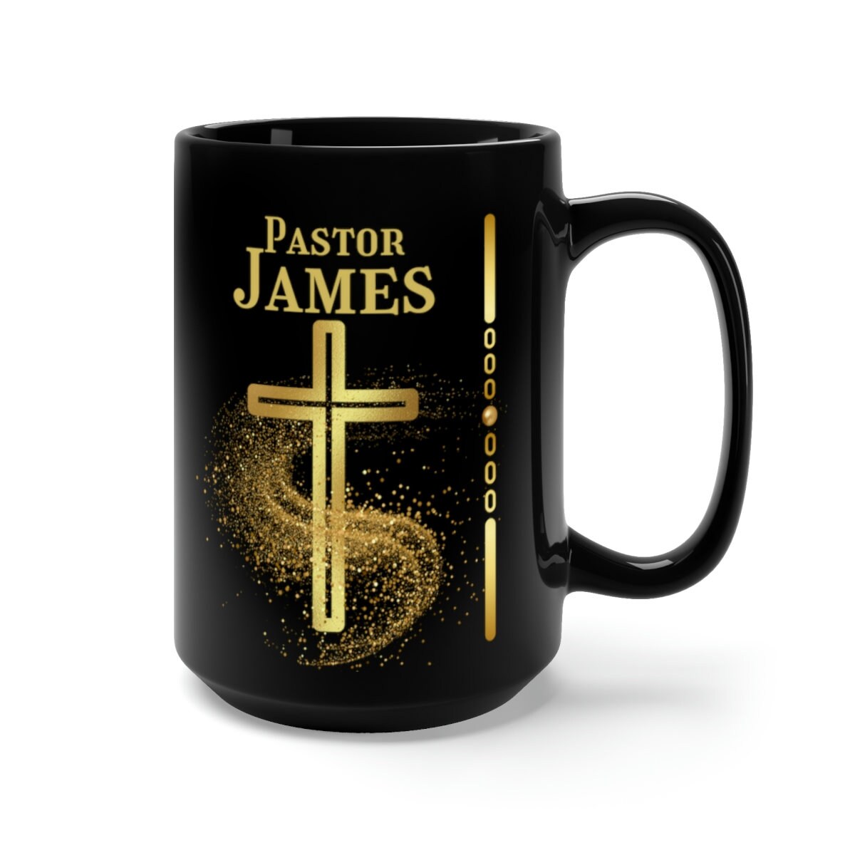 Personalized Pastor Christian Faith Coffee Mug and Coaster Set Custom