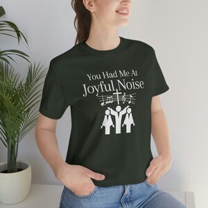 Church Choir T-Shirt Gift For Choir Members, Choir Director, Worship Leader Tee, Christian Band Member Appreciation Gift Joyful Noise Shirt image 6