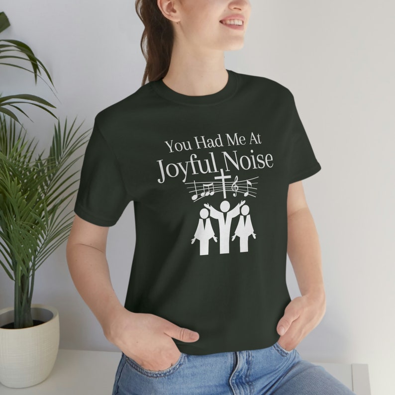 Church Choir T-Shirt Gift For Choir Members, Choir Director, Worship Leader Tee, Christian Band Member Appreciation Gift Joyful Noise Shirt image 6