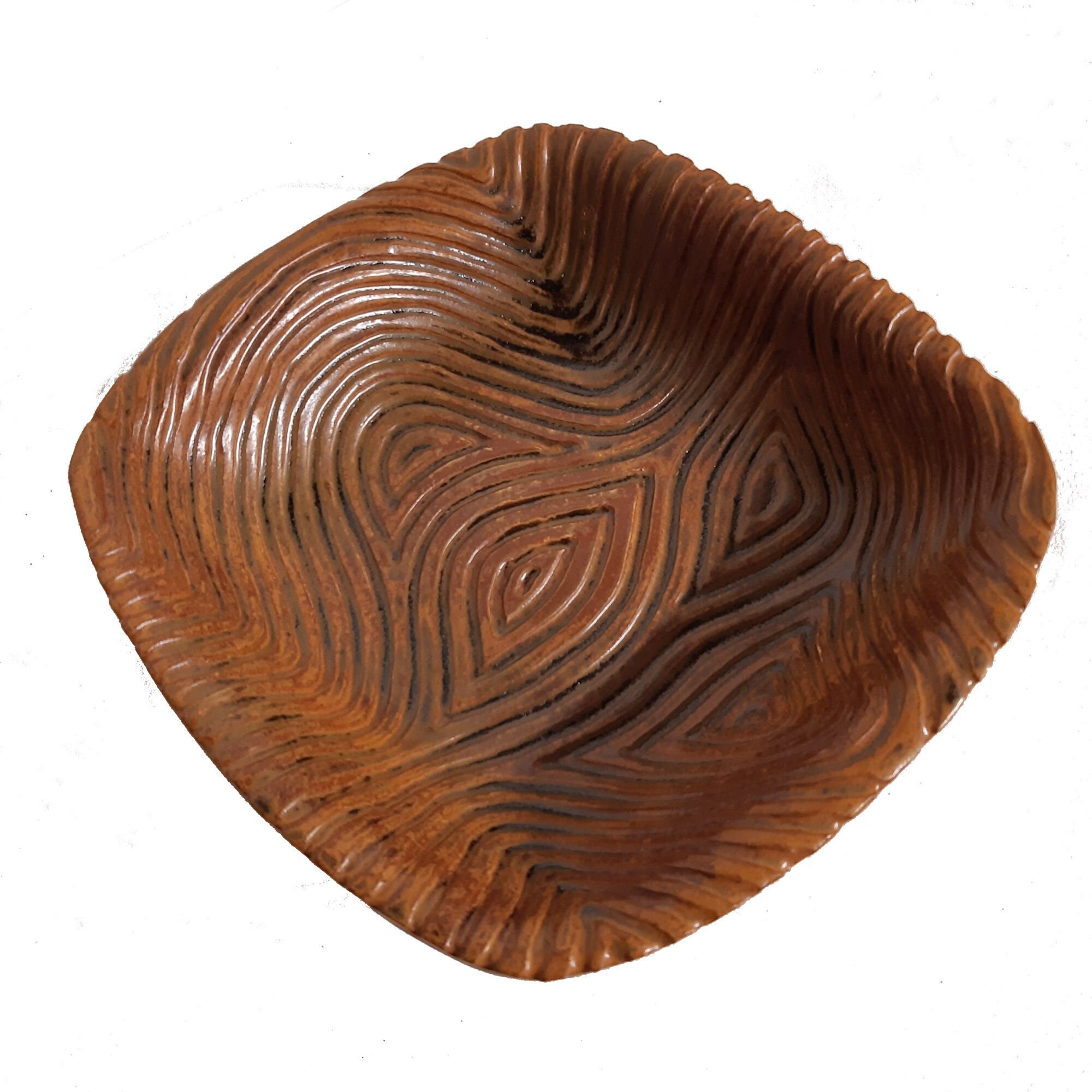 Bol en Céramique Très Décoratif Fait à La Main et Sculpté