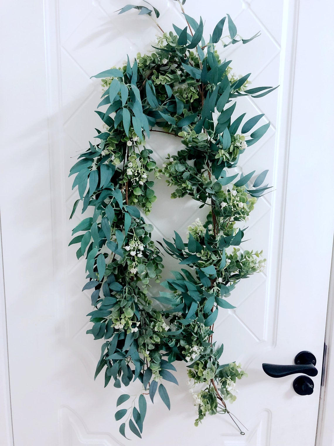 Artificial Willow and Eucalyptus Garland for a Wedding Etsy