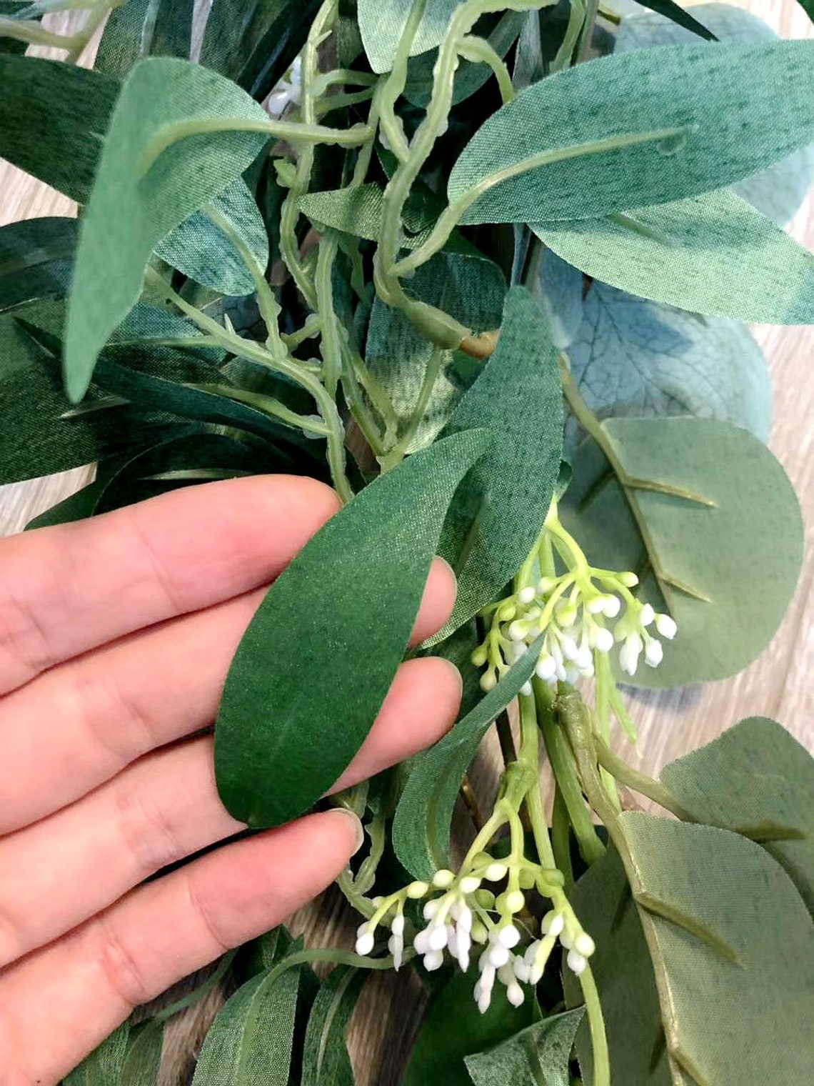 Artificial Willow and Eucalyptus Garland for a Wedding Arch Etsy