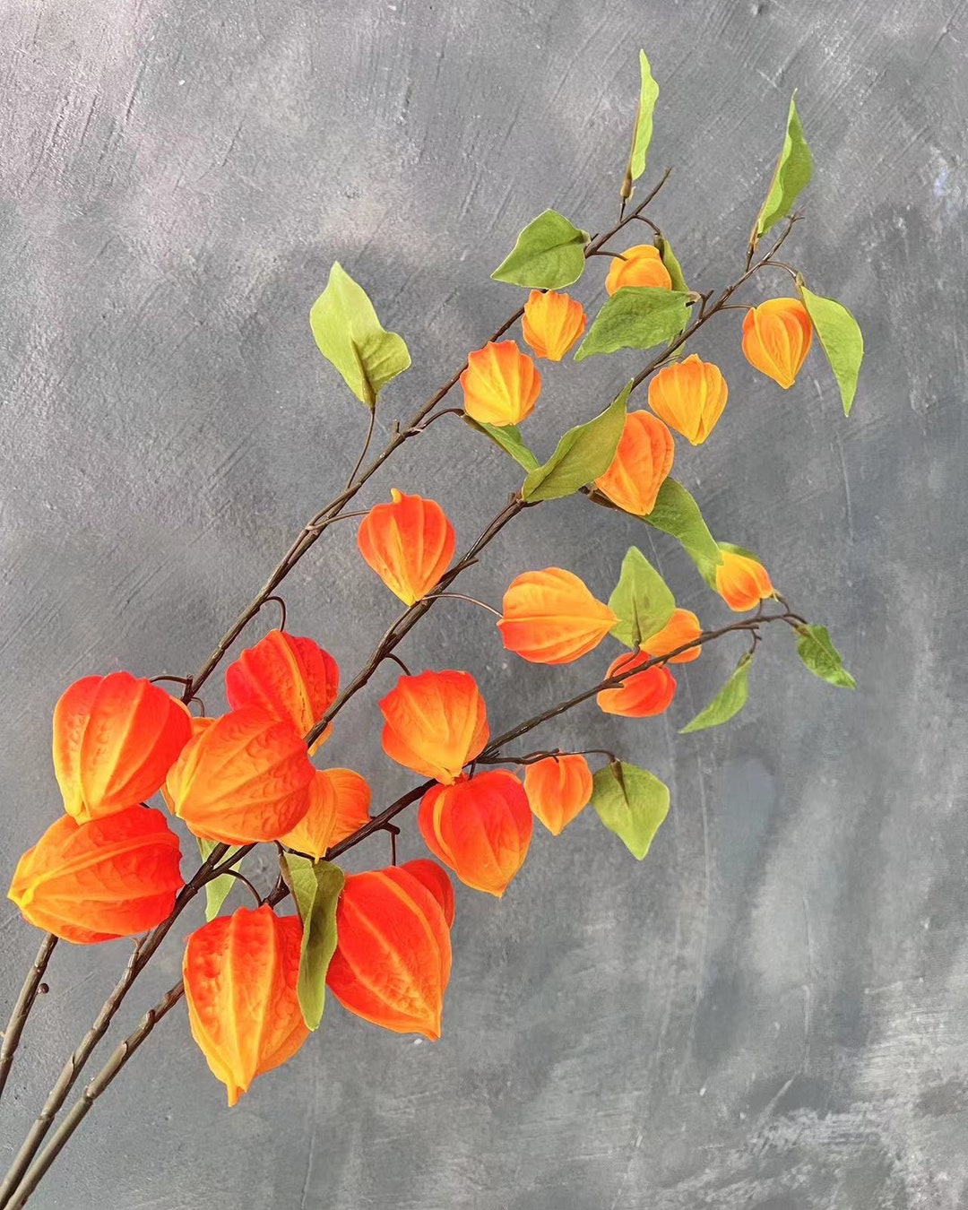 Chinese Lantern, Artificial Chinese Lantern, Autumn Home Decor, Chinese