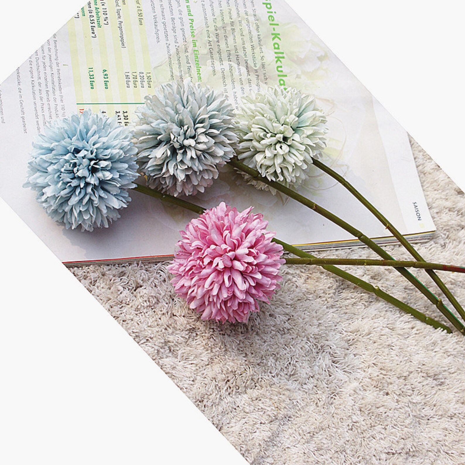 5PCS Artificial dandelion Fake dandelion flower stem diameter Etsy