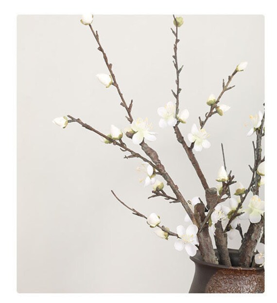 Artificial Cherry Flower Branches Silk Spring Peach - Temu