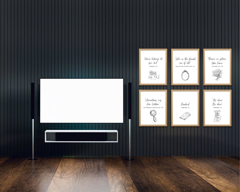 Classic Movie Quotes Wall Art 1930s and 1940s Movie Quotes Etsy