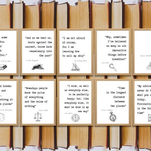 Classic Book Quotes Printable Art | Literature Quotes Art | Famous ...