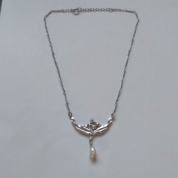 Collier Ancien Vintage En Métal Doré - Bijou D'occasion - Style Rétro - Voir Photos