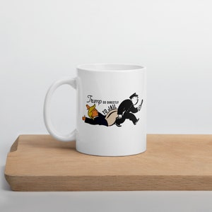 Trump Go Directly to Jail mug Trump Arrested White glossy mug