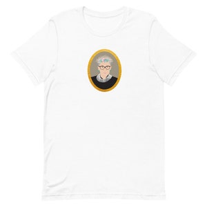 Rbg shirt Justice Ruth Bader Ginsburg Notorious RBG Short-Sleeve Unisex T-Shirt Floral Crown memorial