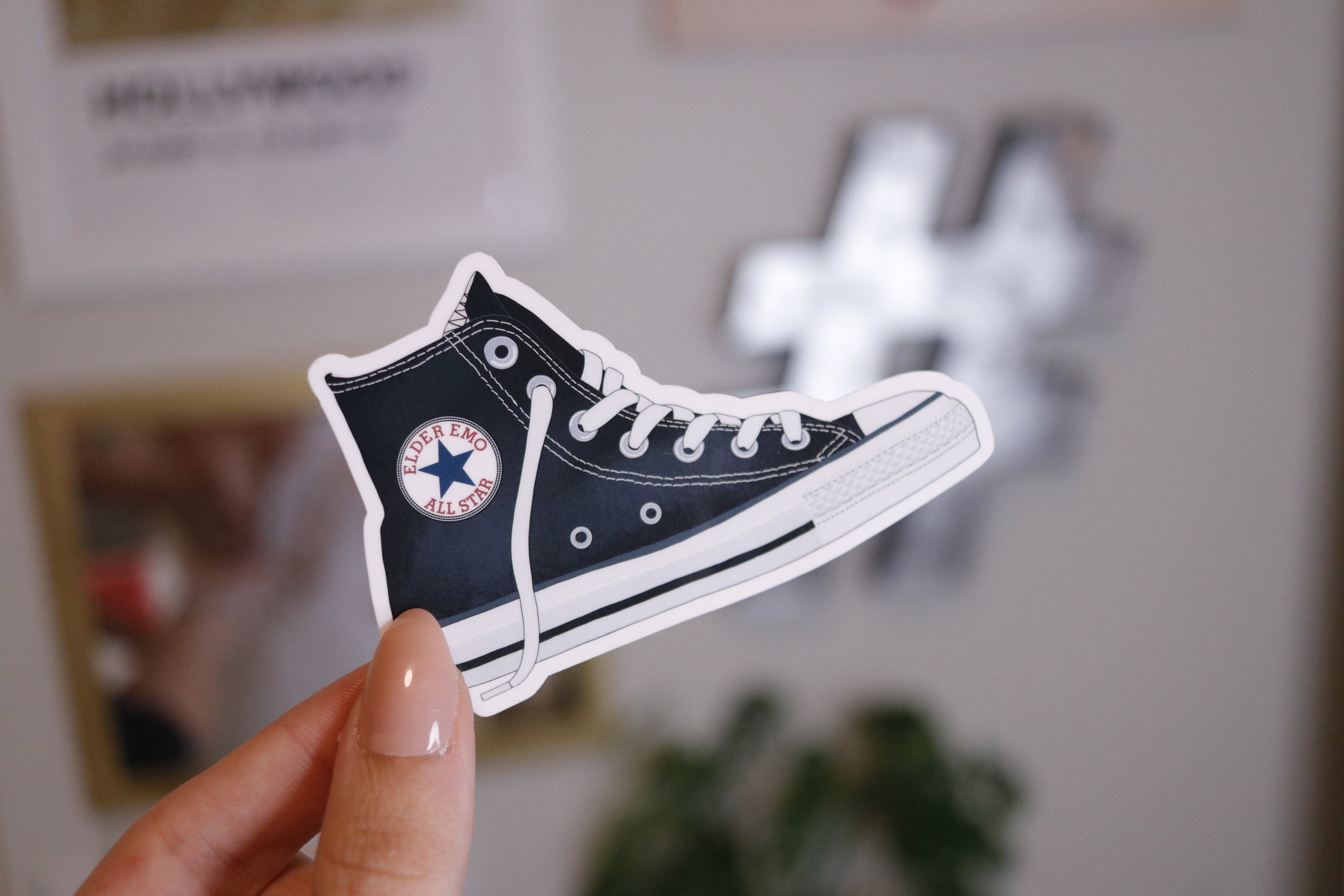 Elder Emo Sticker Emo Kid Sticker Mcr High Top Sneaker Etsy