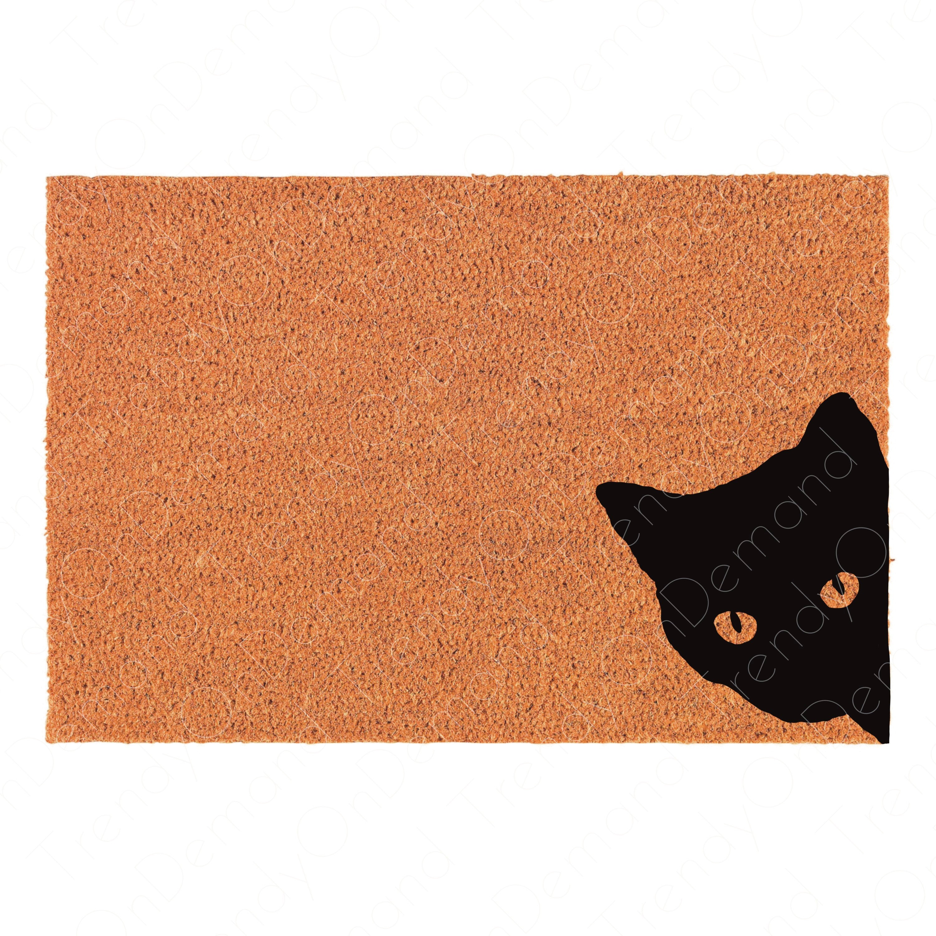 Black cat door mat cat mom welcome doormat outdoor floor mat cat dad