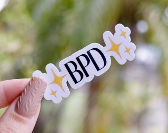 BPD sticker borderline personality disorder mental health sticker