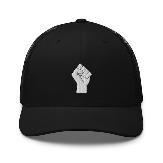 BLM Fist Trucker Cap Black Lives Matter 
