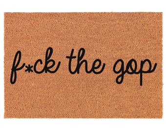 F*ck the gop welcome mat anti-trump door mat welcome doormat outdoor floor mat political gift