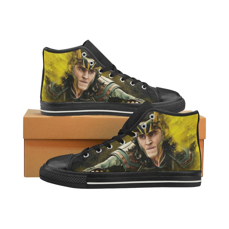 High tops Loky custom canvas shoes men Loky shoes kids,High tops sneakers horror shoes canvas shoes women