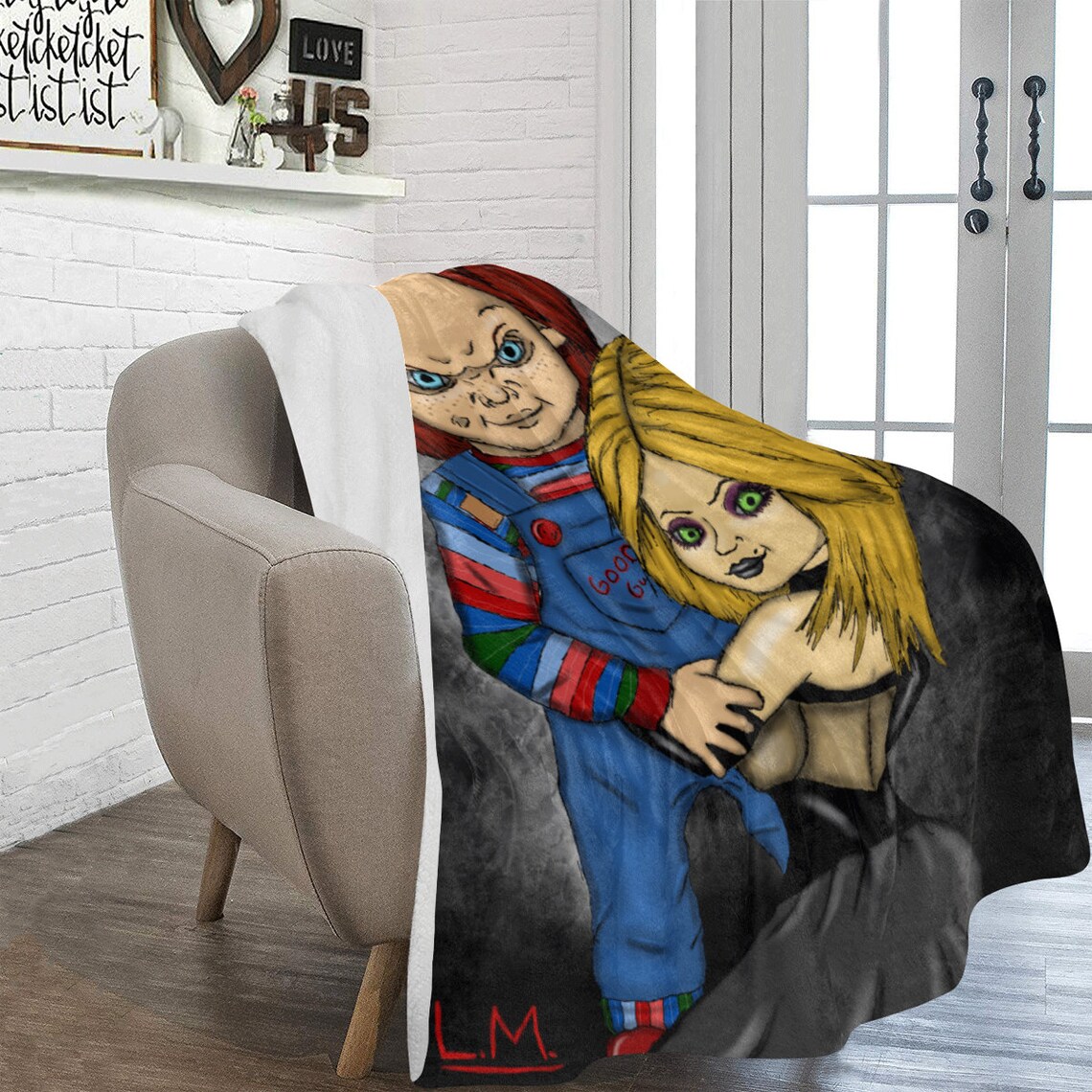 Childs play Fleece blanket chucky ultra soft fleece blanket Etsy