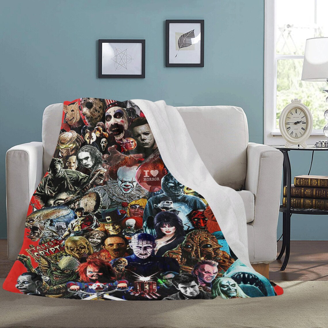 Horror movie Fleece blanket horror ultra soft fleece blanket Etsy