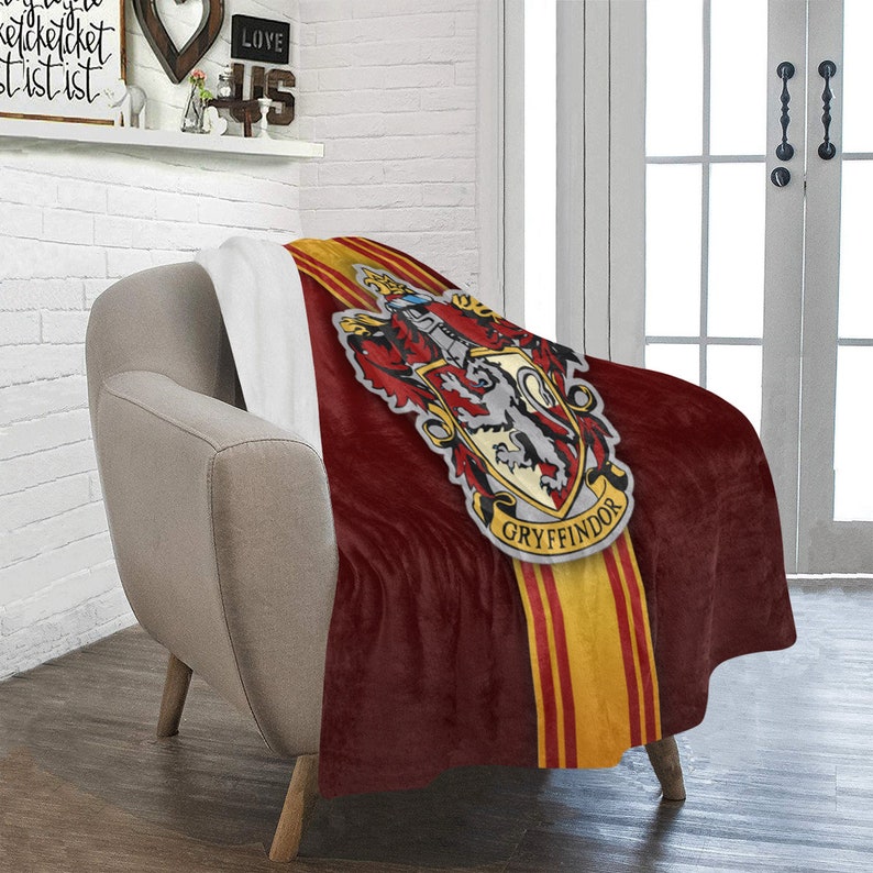 Gryffindor Fleece blanket harry potter ultra soft fleece Etsy