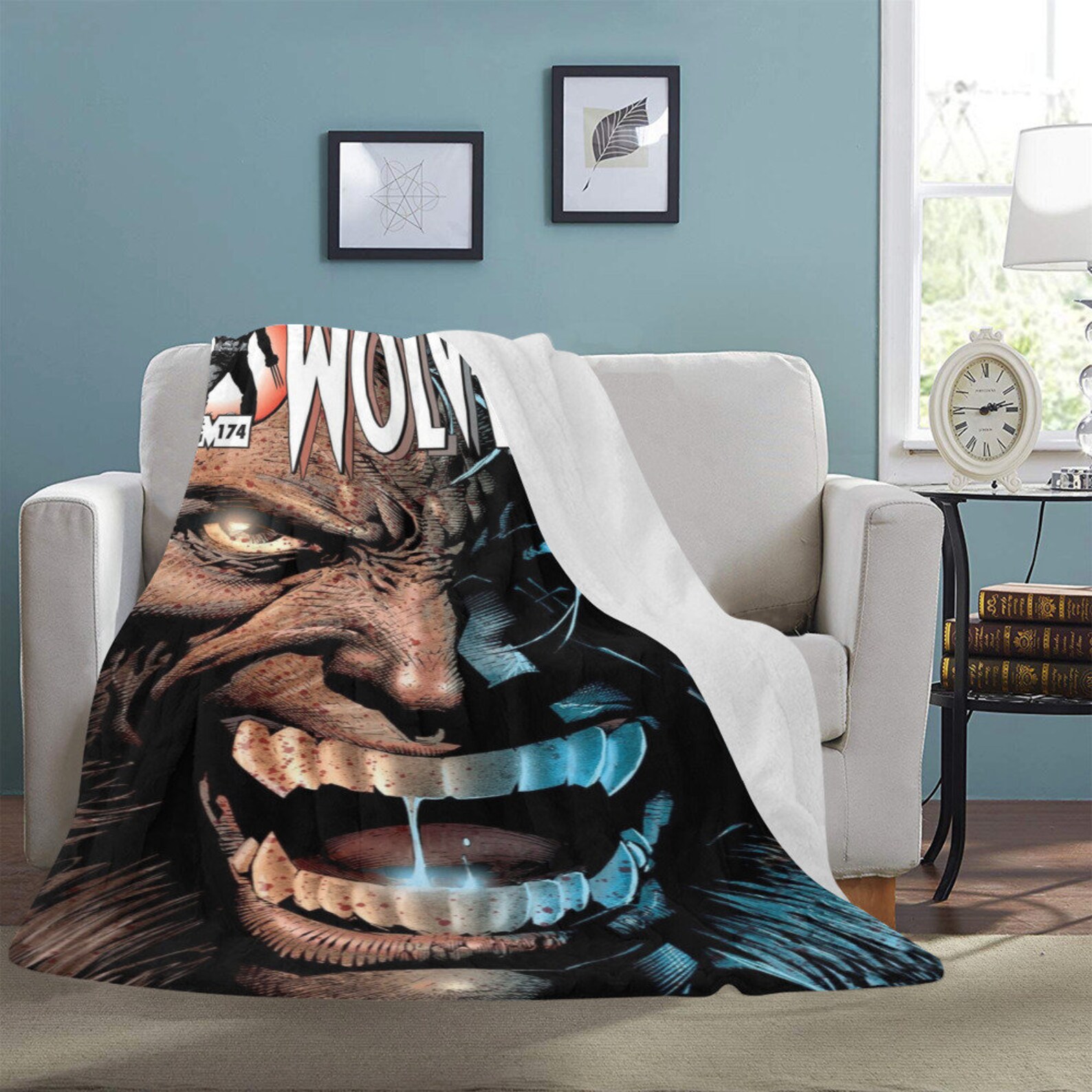 Wolverine Xmen Fleece blanket wolverine ultra soft fleece Etsy
