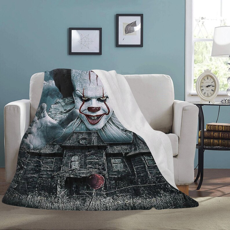 Horror Fleece blanket it pennywise ultra soft fleece blanket Etsy