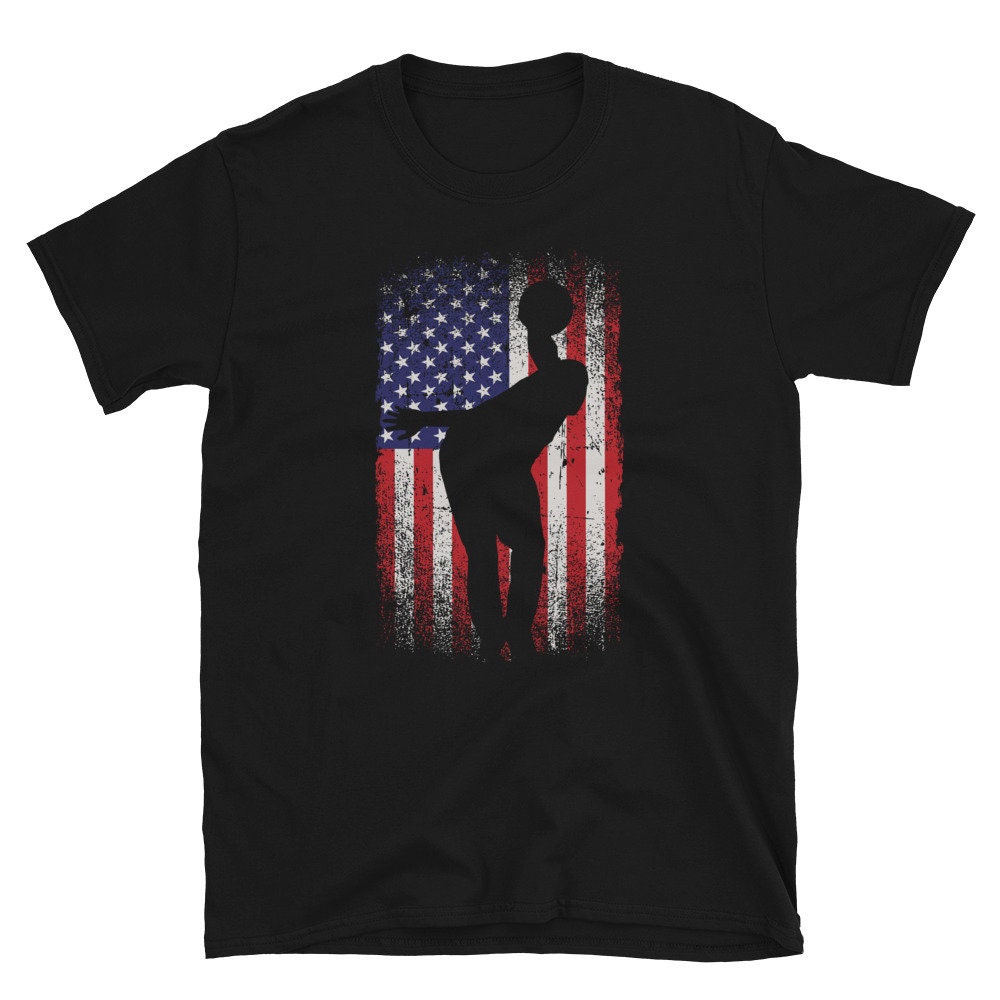 Bowling Shirts USA American Flag 