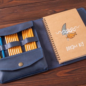 Personalized Leather Sketchbook Cover, Handmade Artist Sketch Pad