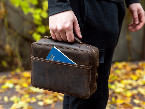 tobacco carrying case Leather Pipe Case, Custom Tobacco Pipe Bag, Pipe Accessories, Leather Pipe  Holder, Leather Travel Smoking Tobacco Pouch, Christmas Gifts