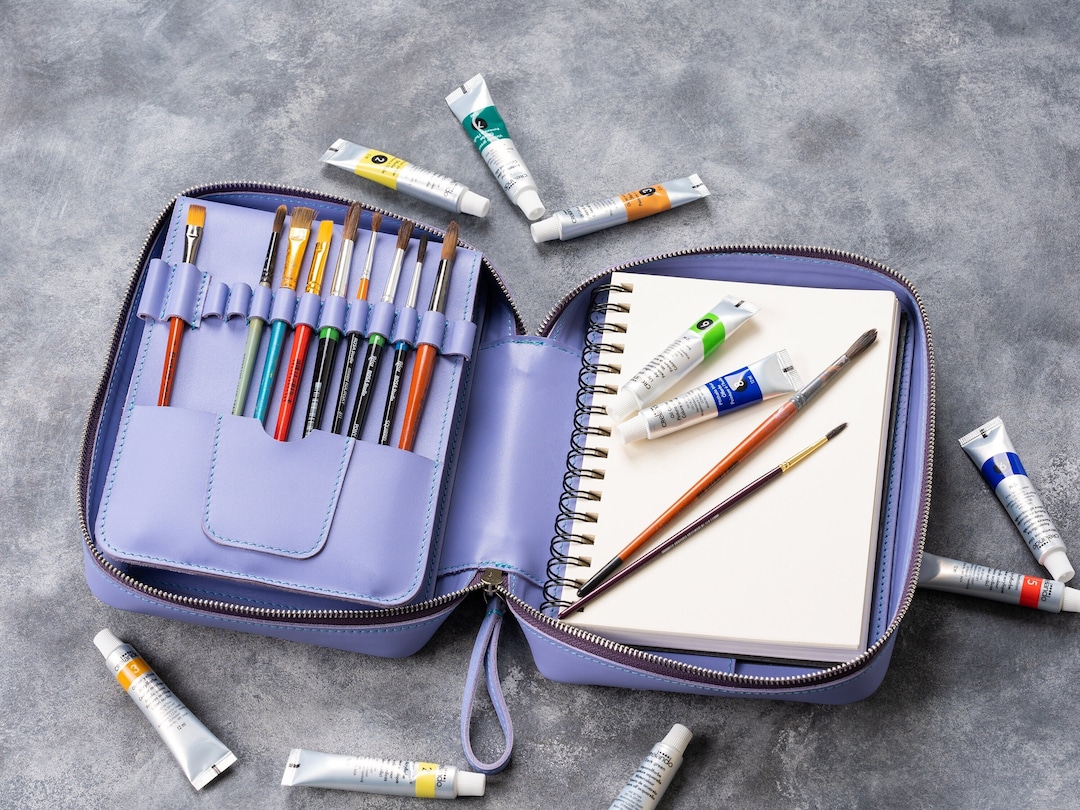 Watercolor Sketchbook Case A5 Personalized Sketchbook Case Etsy