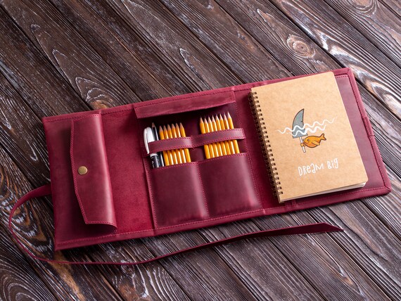 小物 Porter Classic SKETCH STOLE Leather Sketchbook Cover, Vertical and Horizontal Sketch