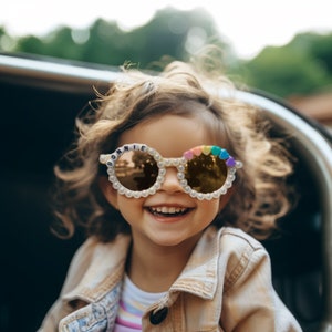 Custom Kids Pearl Sunglasses, Kids Sunglasses, Toddler Girl Sunglasses, Baby Sunglasses, Kids Sunnies, Sunglasses With Name