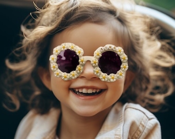 Daisy Sunglasses, Custom Kids Sunglasses, Kids Sunglasses, Flower Girl Sunglasses, Toddler Girl Sunglasses, Baby Sunglasses, Kids Sunnies