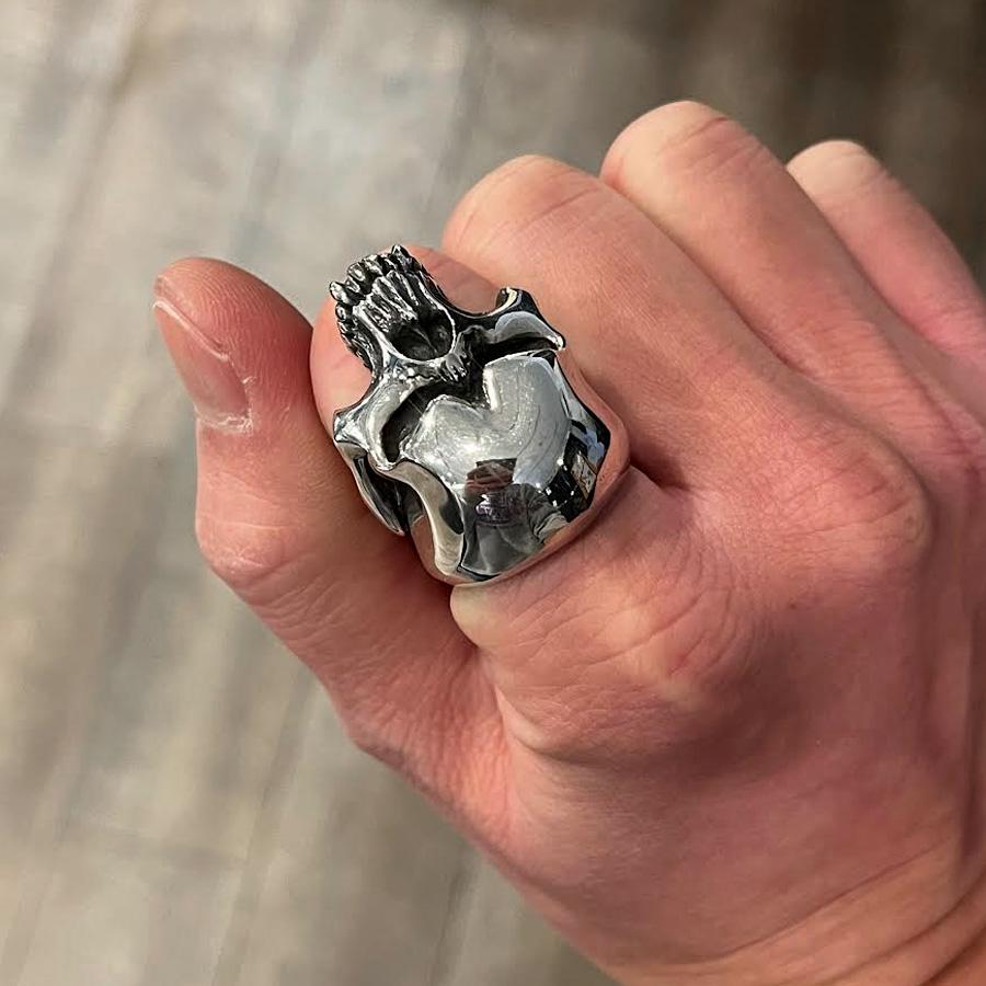 Standard Half Skull Ring - Etsy