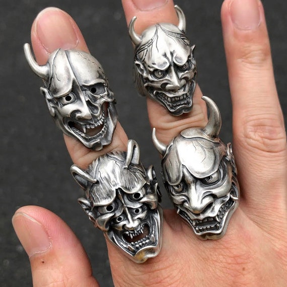 Double Hannya Ring - Etsy